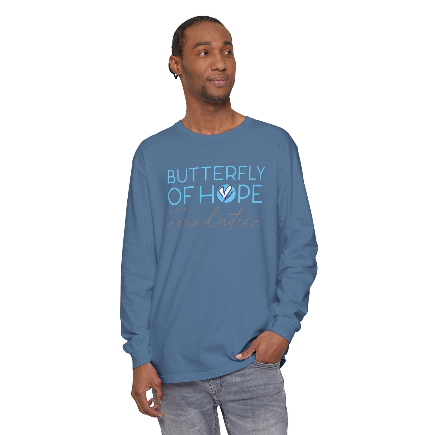 Unisex Garment-dyed Long Sleeve T-Shirt
