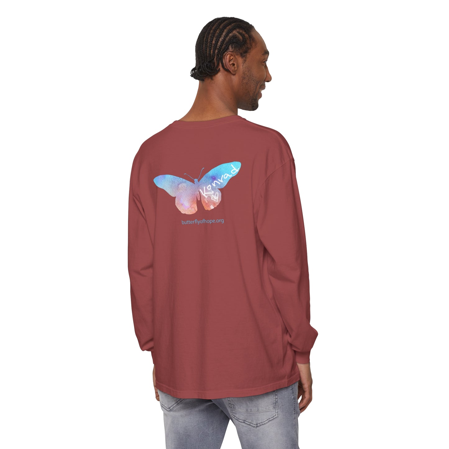 Unisex Garment-dyed Long Sleeve T-Shirt
