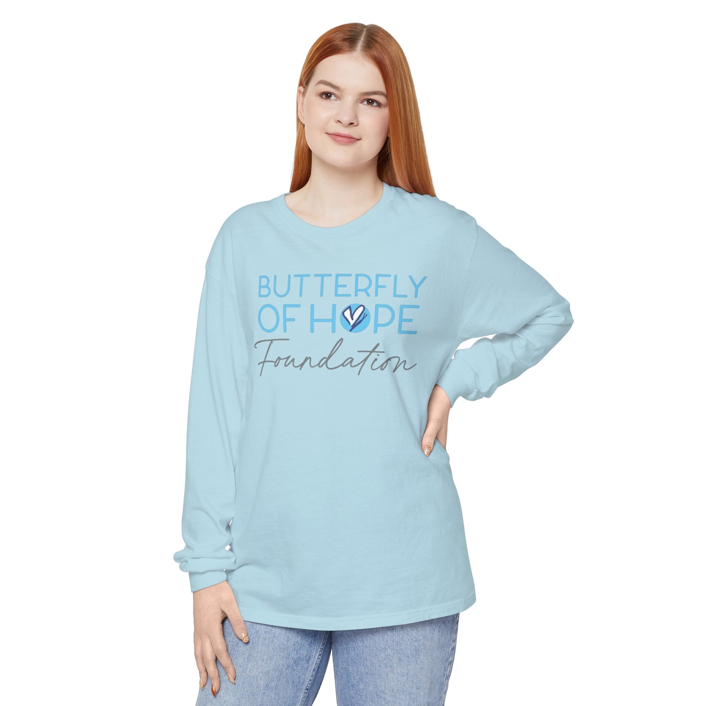 Unisex Garment-dyed Long Sleeve T-Shirt