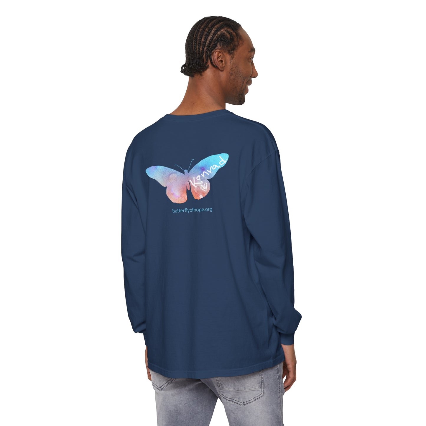 Unisex Garment-dyed Long Sleeve T-Shirt