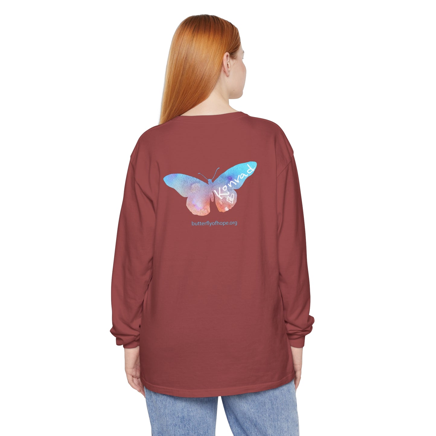 Unisex Garment-dyed Long Sleeve T-Shirt