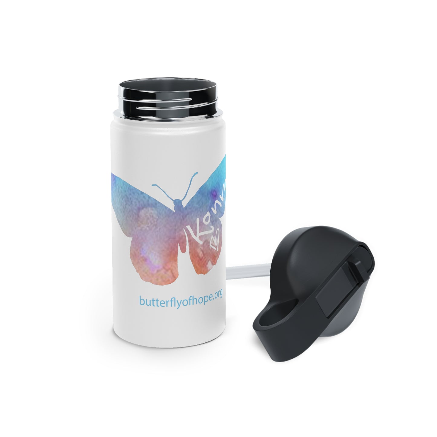 Stainless Steel Water Bottle, Standard Lid