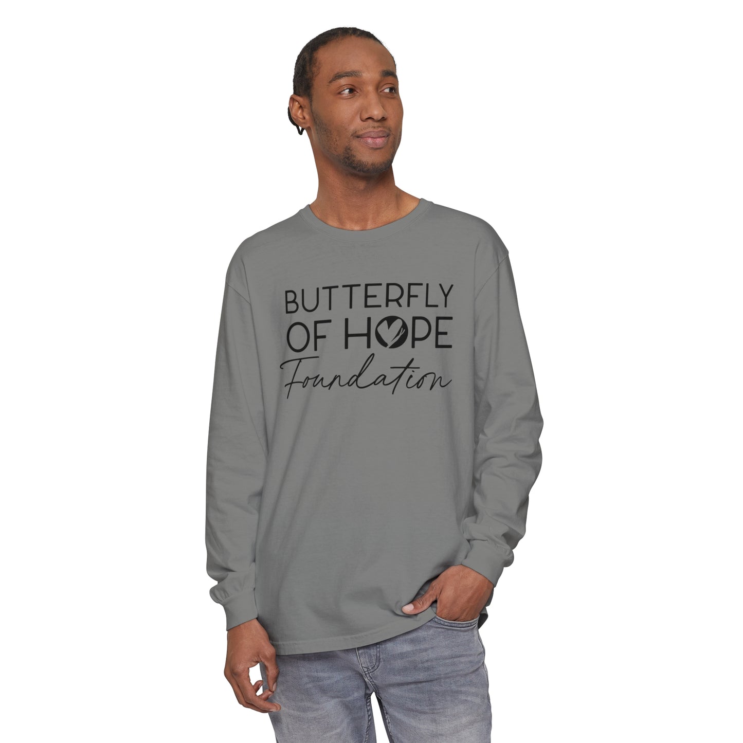 Unisex Garment-dyed Long Sleeve T-Shirt