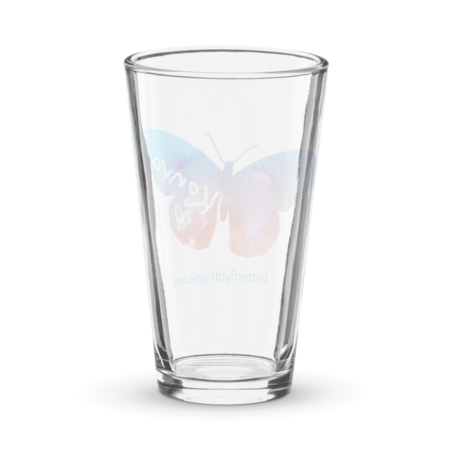 Shaker pint glass