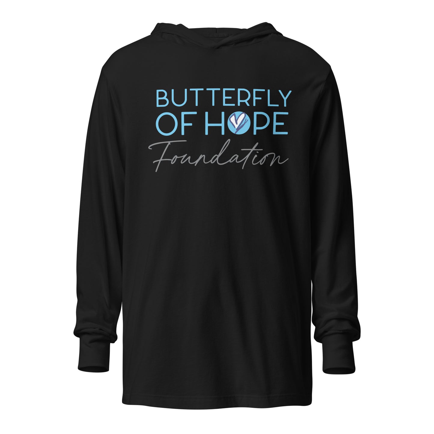 Hooded long-sleeve tee