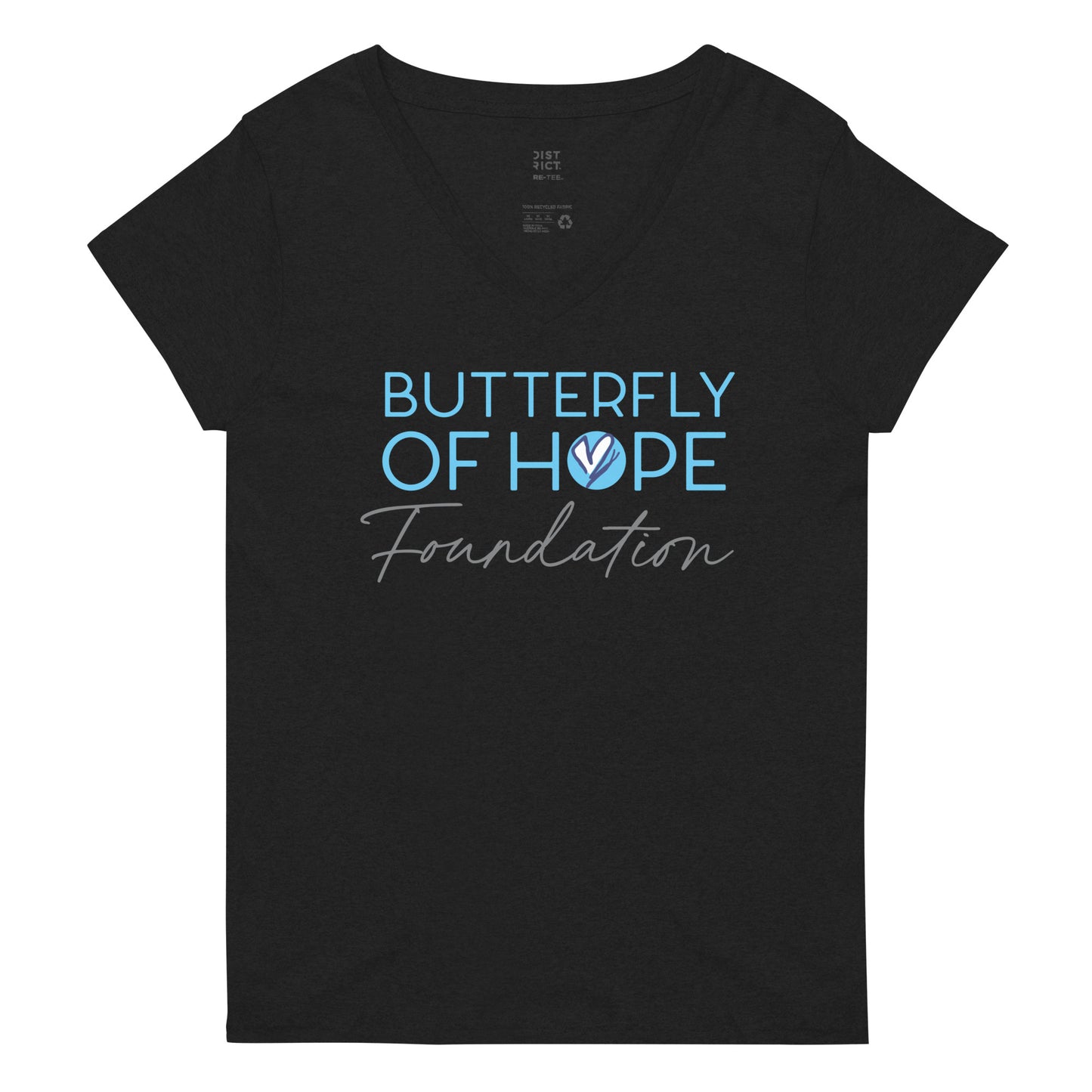 Women’s recycled v-neck t-shirt