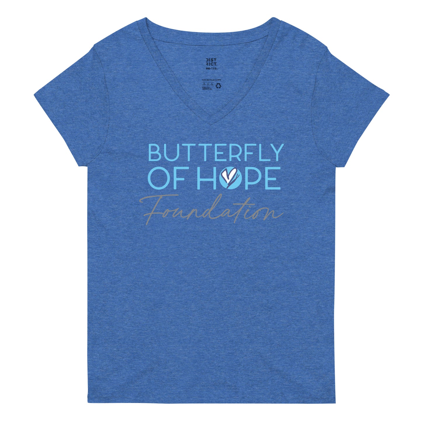 Women’s recycled v-neck t-shirt