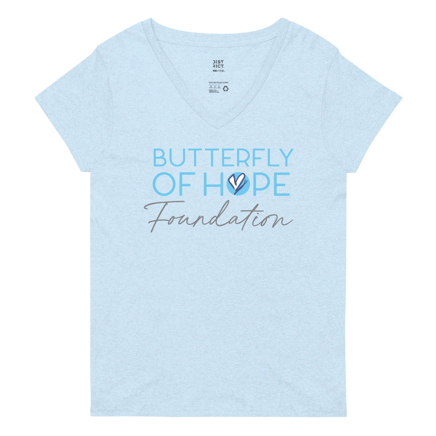 Women’s recycled v-neck t-shirt
