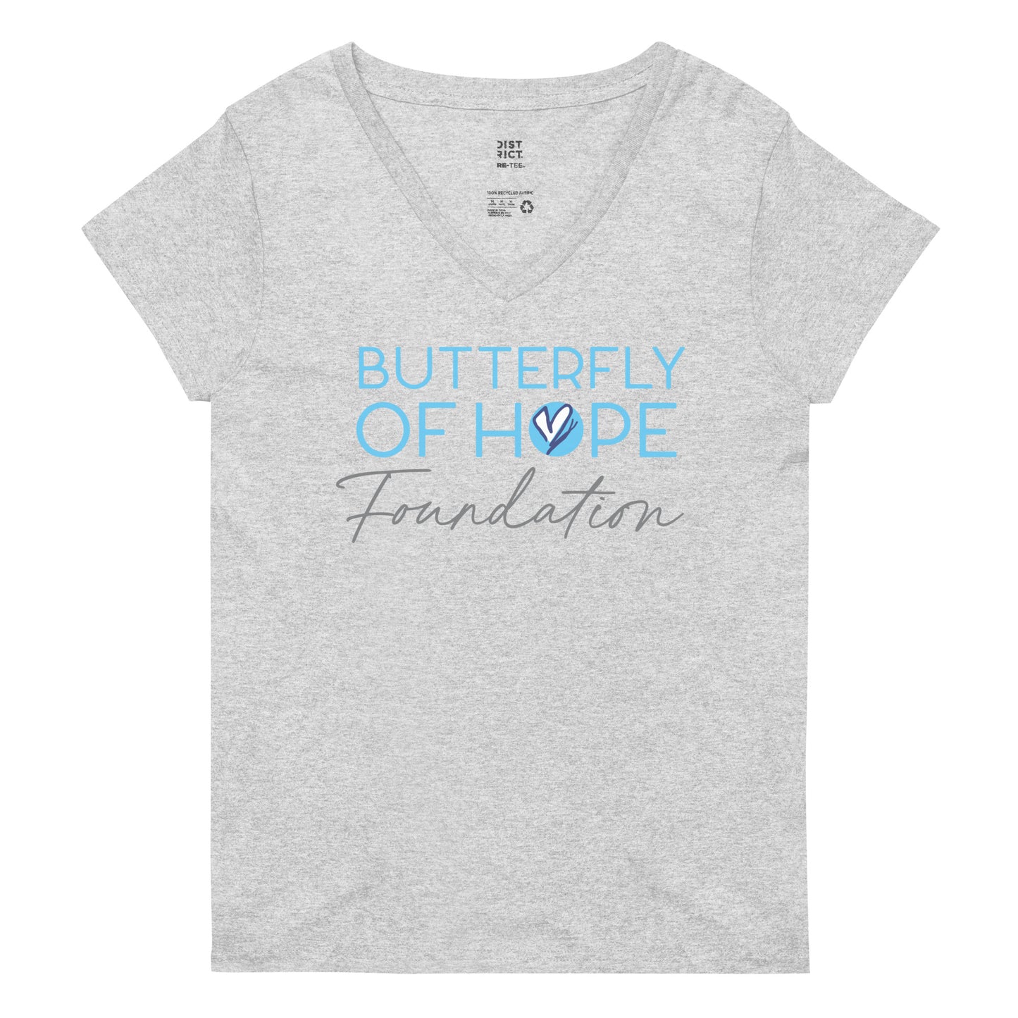 Women’s recycled v-neck t-shirt