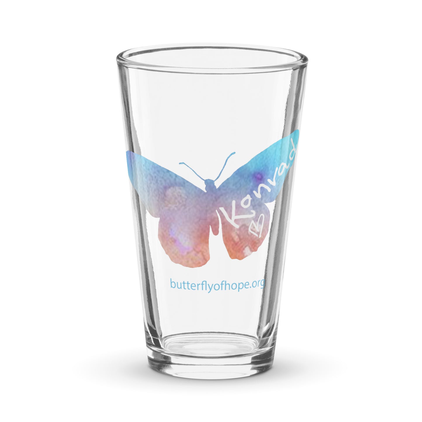 Shaker pint glass