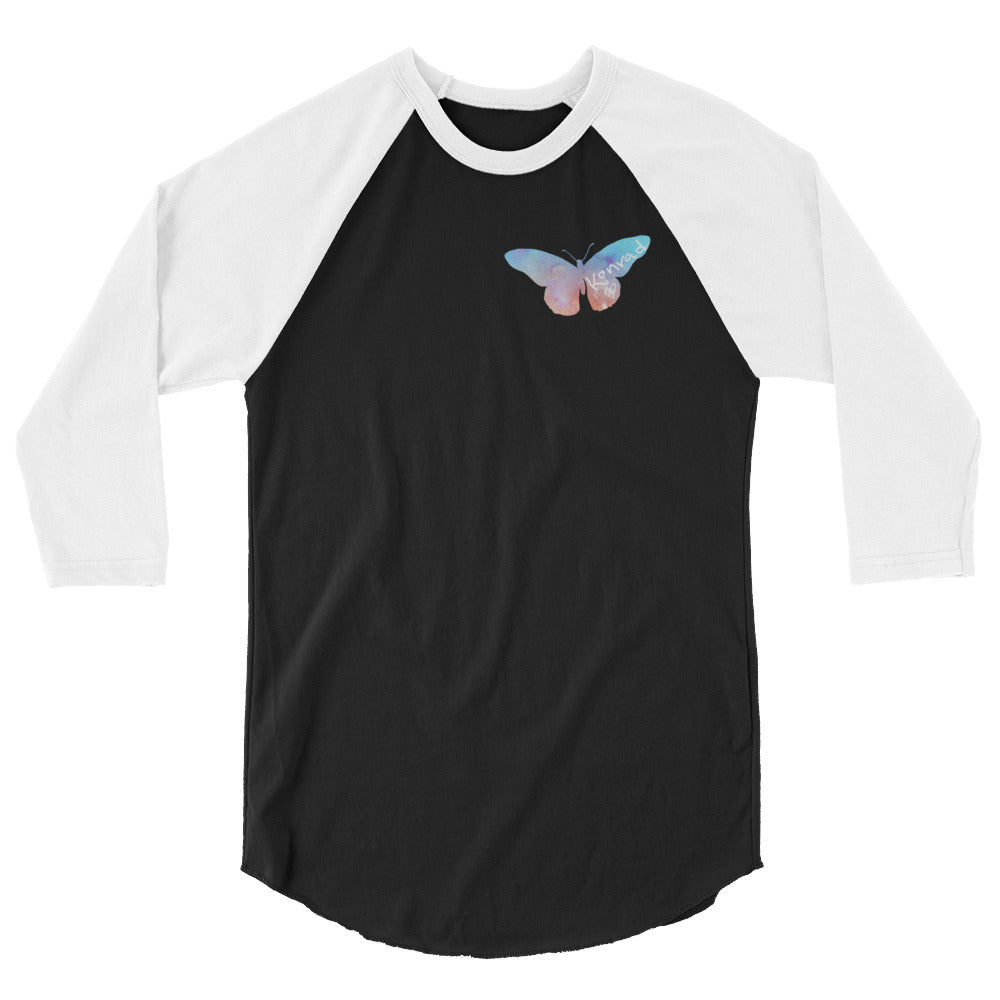 3/4 sleeve raglan shirt